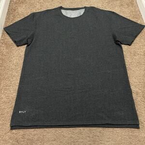 BYLT Premium Basics Lux Men's Size XL Gray Short Sleeve T-Shirt
